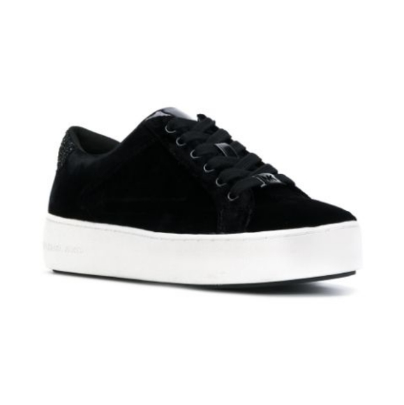 MICHAEL Michael Kors Shoes - Michael Kors | Black Velvet Poppy Sneakers
